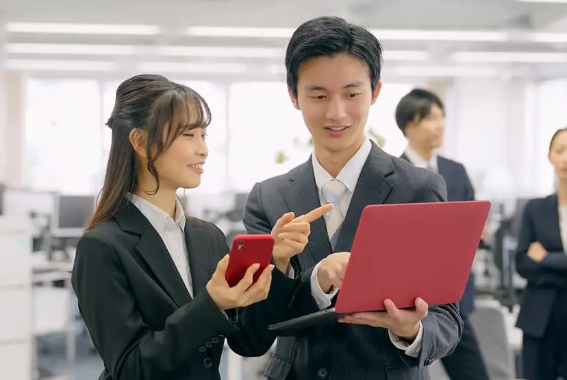 営業同行の様子